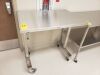 Midcentral Medical Stainless Steel Adjustable Table, 24" x 36"
