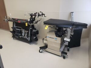 2019 Mizuho OSI Hana Table, s/n 2019-2686 Orthopedic Surgery Table w/Attachment Rack & Attachments