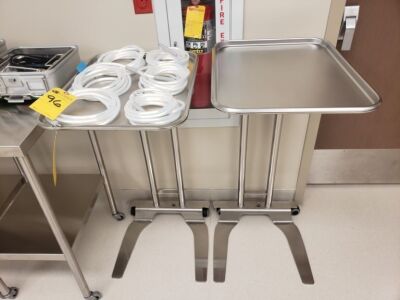 Stainless Steel Instrument Stand w/Tray (2 Each)