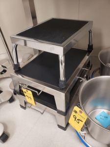 Stainless Steel Step Stools (3 Each)