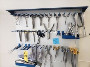 Asst. Surgical Instruments w/Rack