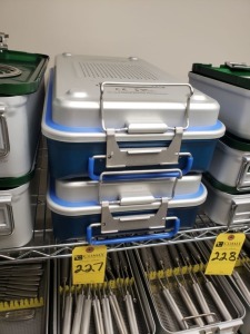 One Tray Sterilization Containers (2 Each)