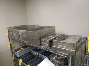 Sterilization Trays, Asst. (14 Each) (Lot)