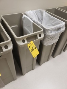 Rubbermaid Slim Jim Trash Cans (2 Each)