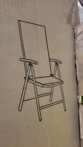 5 Position Chair- Captiva Design/ Black #HPGF-86723-A-BK