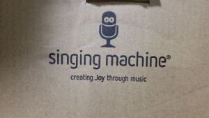Singing Machine Groove Cube Karaoke Player #SM1682BTBK