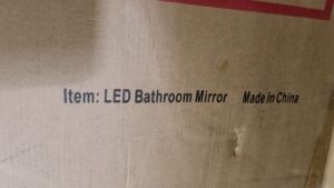 Theiamo Rectangle Led Bathroom Mirror 36" X 28" X 4"